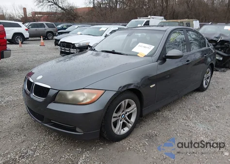 2008 BMW 328I from USA, damaged, VIN WBAVA335X8P142805